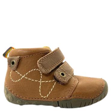 STARTRITE BOYS G FIT STRAP PREWALKER BOOTS - TAN
